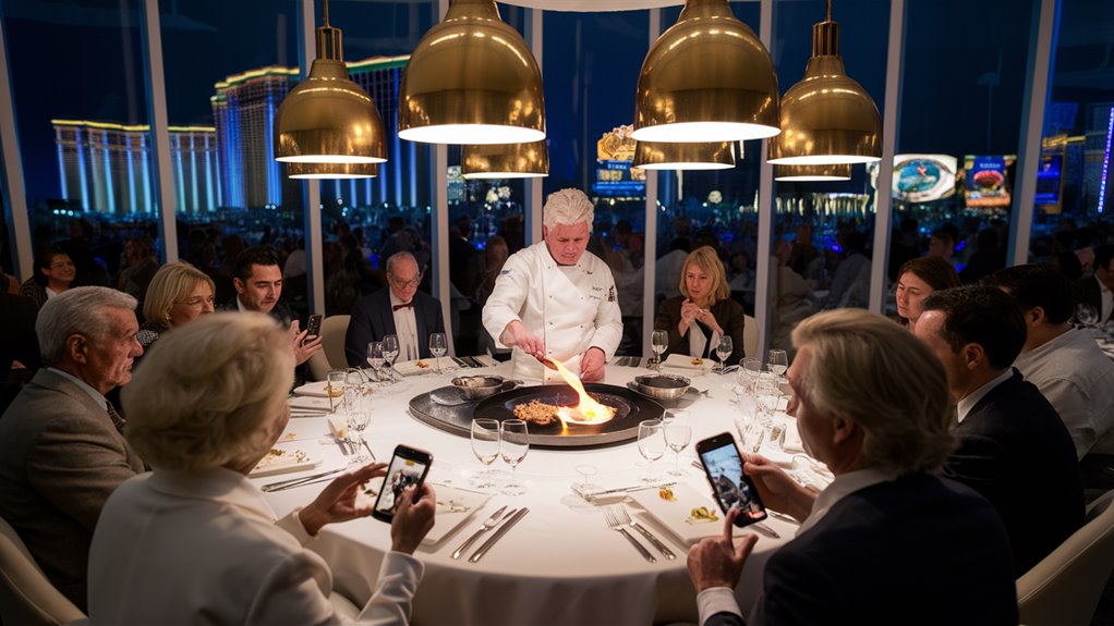 famous chefs serve gourmet food