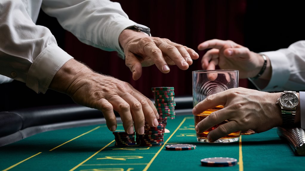 observe casino wagering behavior