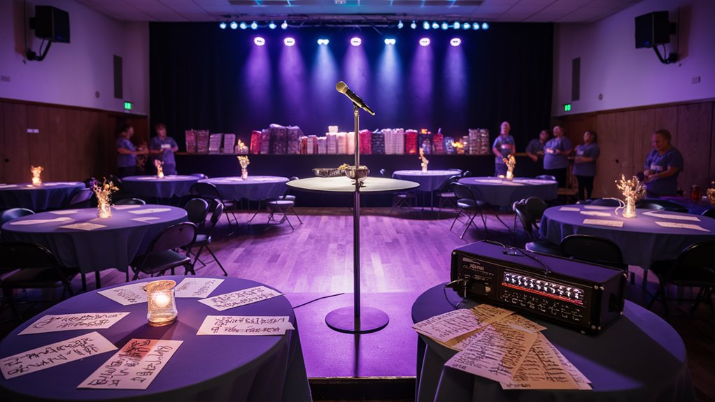 organize charity karaoke night