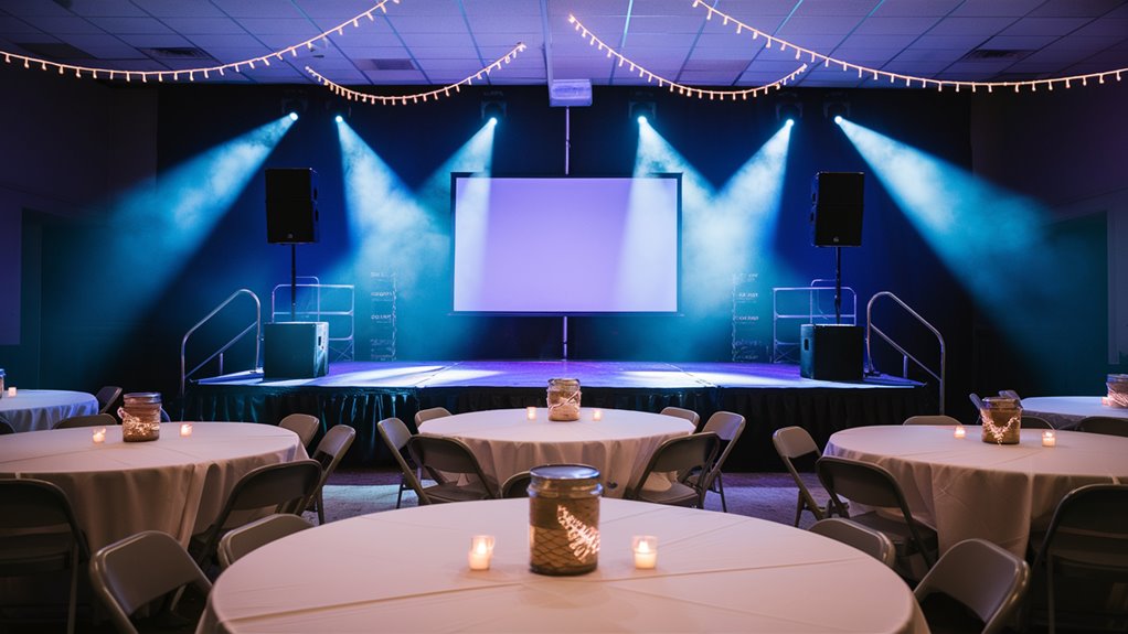 preparing event space now